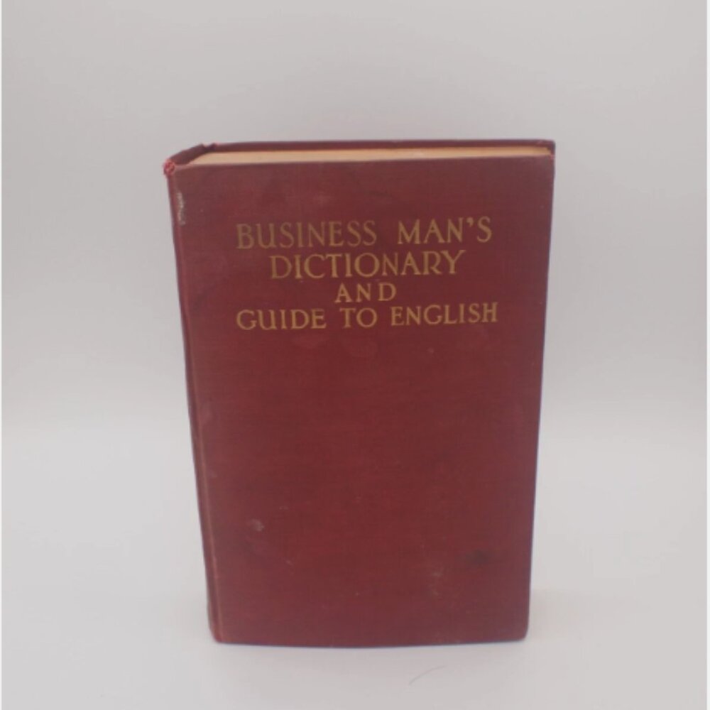 Antique/ Collectible Business man's Dictionary and Guide to English by Doubleday